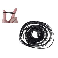 Cassette Tape Machine Recorder Rubber Belt Repair Maintenance Mix Flat Cassette Tape for Recorders CD-ROM Video Machines DVD Drive,50Pcs