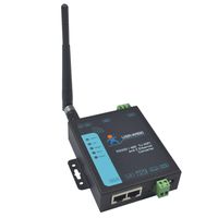W630 Industrial RS232 / RS485 Serial to Ethernet,Serial to WiFi or WiFi to Ethernet Converter Support Dual Ethernet Ports, Modbus RTU