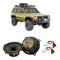 Compatible with Jeep Cherokee 1988-1996 Front Door Factory Replacement Harmony HA-R5 Speakers New