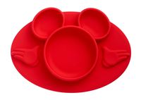 The First Years Disney Mickey Mouse Silicone Place-mat, Red