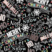 Jillson & Roberts Bulk Gift Wrap, Christmas Chalk, 1/4 Ream 208' x 24"