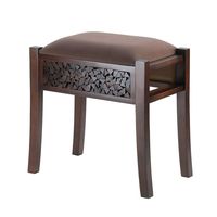 Koehlerhomedecor Regent Carved Foot Stool Computer, Electronics