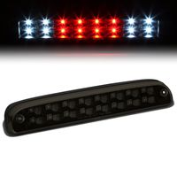 Tinted Housing Dual Row LED 3rd Tail Brake Light Cargo Lamp for Ford F250 F350 Super Duty 99-16 / Mazda B-Series 94-10