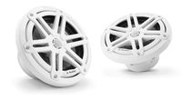 JL Audio M3-650X-S-Gw: 6.5-inch (165 mm) Marine Coaxial Speakers, Gloss White Sport Grilles