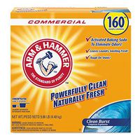 Arm & Hammer 3320000109 Powder Laundry Detergent, Clean Burst, 9.86 lb, Box, 3/Carton