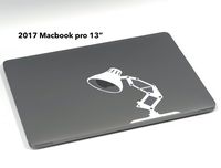 Pixar Lamp Disney Apple Macbook Laptop Vinyl Decal Sticker (13" Macbook--White)