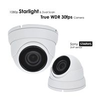 AED 1080P EX-SDI/HD-SDI/TVI SONY STARLIGHT CMOS TRUE WDR 30fps WITH DUAL SCAN, 4 in 1 SMD IR DOME CAMERA WITH 3MP MOTORIZED AF 2.8MM~12MM PREMIUM LENS AND TINTED GLASS