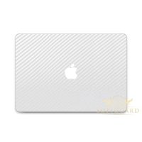 SopiGuard White Carbon Fiber Full Body Vinyl Skin Apple MacBook Pro 13 Retina