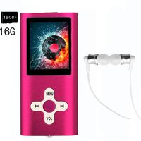 Mp3 Player,Music Player with a 16 GB Memory Card Portable Digital Music Player/Video/Voice Record/FM Radio/E-Book Reader/Photo Viewer/1.8 LCD