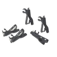 ZRAMO Metal Tie Clip for Lapel/Lavalier Microphone, Collar clip for all kinds of Omnidirectional Condenser Microphone for Apple Iphone, Ipad, Ipod Touch, Samsung Android Lavalier Lapel Microphone