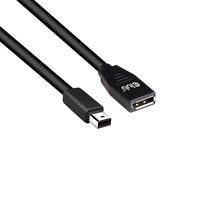 Club 3D Mini DisplayPort to DisplayPort Valve Index Adapter 1.4 8K 60Hz DSC 1.2 HBR 3 HDR Extension Male-Female-CAC-1121-1m/3.28ft 32 AWG