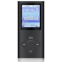 G.G.Martinsen Black Stylish MP3/MP4 Player with a 8GB ， Support Photo Viewer, Recorder & Radio, Mini USB Port 1.8 LCD, Digital Music Player, Media/Video Player, MP3 Player, MP4 Player