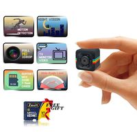 Spy Camera Wireless Hidden Camera with Audio and Video Recording HD 1080P Mini Spy Cam Portable Small Nanny Cam Night Vision & Motion Detection for Home Office Outdoor with 16GB Card & Card Reader