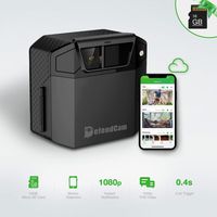 DefendCam Wire-Free WiFi Security Camera with Motion Detection, IP66 Weather-Resistant Outdoor Surveillance Camera, Rechargeable HD 1080P Night Vision, Smart APP Alerts, 16GB Micro SD Card Included