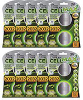 CellMax, CR2032 3-Volt Lithium Battery - 2-Piece x 10