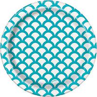 Unique 37204 tableware, 8ct, Teal