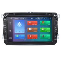 hizpo Android 9.0 Car Navigation Car Radio 8 Inch Double Din Car Stereo Supports Bluetooth Steering Wheel Control Mirror-Link GPS DSP Subwoofer Special for Volkswagen