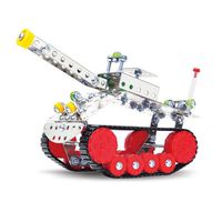 VGEBY1 Tank Toy, DIY Assemble Simulation Tank Model Intelligent Educational Toy for Children