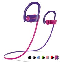 Bluetooth Headphones, Letsfit Wireless Headphones, IPX7 Waterproof Sports Earphones Gym Running, HD Stereo Headset w/Mic, 8 Hours Battery Noise Cancelling Bluetooth Earbuds