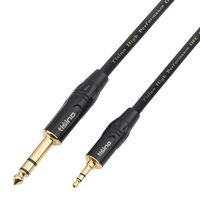 TISINO 1/8 to 1/4 Stereo Cable, Heavy Duty 3.5mm Mini Jack TRS to 6.35mm Jack TRS Audio Interconnect Path Cord Lead - 3.3 feet