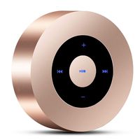 PTron Sonor Portable Wireless Bluetooth Stereo Speaker with Bass Sound for All Smartphones (Gold)