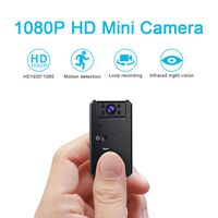 Hidden Camera-1080P Portable Mini Security Camera Nanny Cam with Night Vision/Motion Detection /1200mAh Battery for Home and Office,Indoor/Outdoor Use-No WiFi Function