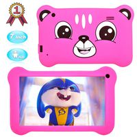 Kids Tablet 7 inch Android 9.0 Kids Edition Tablet with WiFi,GMS Certified,Dual Camera Children Tablet 2GB+16GB, Parental Control, Kids Software Pre-Installed with Kids-Proof Case.