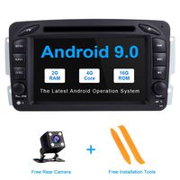 TOOPAI Android 9.0 Autoradio for Mercedes Benz W209 W203 W168 W163 W463 Viano W639 Vito Vaneo 1998-2006 Audio GPS Navi Support Full RCA Output WiFi SWC