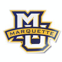 Nudge Printing Collegiate Car Decal Sticker (Marquette University Golden Eagles)