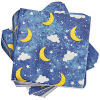 Sparkle and Bash Twinkle Twinkle Baby Shower Paper Napkins (Pack of 100, 6.5 in.)