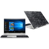 MightySkins Skin Compatible With HP Envy x360 Convertible 15" (2018) - Onyx Marble | Protective, Durable, and Unique Vinyl Decal wrap cover | Easy To Apply, Remove, and Change Styles | Made in the USA