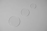 Fused Silica Optical Glass Disk 1.5" X 0.125" 38.1mm