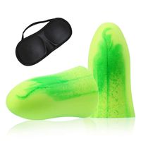 EAR PLUGS QUIET Earplug Noise Reduction, 055A Earbuds 6 Pairs, Super Soft Foam earplugs 34dB SNR, Noise Reduction Hearing Protector, Suitable for Sleeping,Green