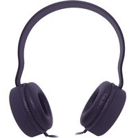 Over-Ear Headphones Wired with Microphone, Leather Earphones, HiFi Deep Bass and Flexible Headbands for iPhone, Android, Tablets and Notebooks