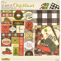 Christmas Scrapbook Page Kit - 12 Days of Christmas - 12x12 Scrapbook Page Kit