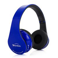 Beyution royalblue-513 Bluetooth HiFi Stereo Headphones Built in Mic, Retail Package - Royalblue
