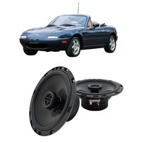 Compatible with Mazda MX-5 Miata 1990-1997 Front Door Factory Replacement Harmony HA-R65 Speakers