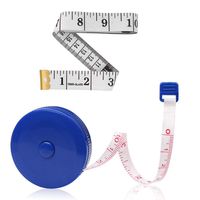 Pengxiaomei 2 Pack Tape Measure Measuring Tape for Body Sewing Clothes Tailor Fabric Craft Measurements Included Soft Tape Measure&Retractable Measuring Tape