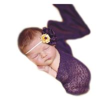 Newborn Photography Props Newborn Wraps Baby Props Photo Christmas Rainbow Blanket for Boys Girls Photo Shoot(Purple)