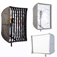 Neomark® 31"* 47"/ 80 * 120 cm Rectangle Speedlite, Studio Flash, Speedlight Umbrella Softbox with Carrying Bag for Portrait or Product Photography with Beehive Grid (31"* 47" with Grid)