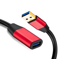 USB 3.0 Extension Cable 1.5Ft,USB A Male to USB A Female Extender Cord 5Gbps Data Transfer USB Flash Drive, Keyboard, Mouse, Playstation, Xbox, Oculus VR, Card Reader, Printer(1.5Ft/0.5M)