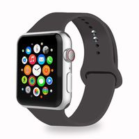 IYOU Sport Band Compatible with Watch Band 38MM 42MM 40MM 44MM, Soft Silicone Replacement Sport Strap Compatible with 2018 Watch Series 5/4/3/2/1(Cocoa,38MM, M/L)