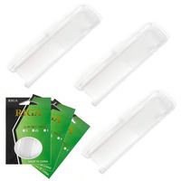 Clarinet Reed Strength 2.5 for Beginner Student Synthetic Resin Reeds Pack of 3 (White)