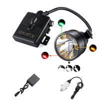 Cree LED Hunting Lights with Red & Green Hunting Light for Scanning Coons,Coyotes,Predators/Amber Light for Bowfishing/3 Powerful White Light for Night Outdoor Sports Premium Hunting Headlamp