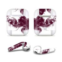 Masino Bluetooth Headset Protective Sticker Protector Decal Skin Cover for Apple AirPods 2 & 1 with Charging Case, NOT Compatible with AirPods 2 Wireless Charging Case (for AirPods, Decal- Octopus)