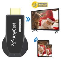 Anycast Wireless Display Dongle Streaming Media Player from Phone to Big Screen HDMI WiFi Adapter for TV Projector Compatible with iPhone Android Windows 8.1 10 Device