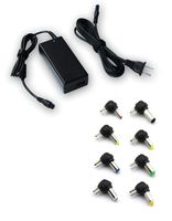 MIYAKO Universal Laptop Charger 120W 6 amps 15-24V One for All - Slim AC Adapter Power Supply Cord with USB Port 5V for Mobile/Tablet - Compatible with Lenovo HP Toshiba Samsung Acer Asus