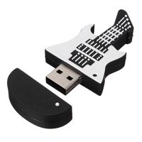 Voberry Voberry 1GB 2GB 4GB 8GB 16GB 32GB Mini Guitar USB 2.0 Flash Large Memory USA Flash Drive (1GB, White)
