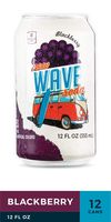 New Wave Soda, Soda Water Juice Blackberry Natural Caffeine, 12 Fl Oz
