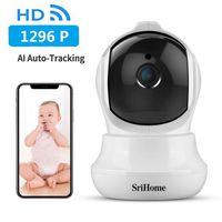 Security Camera, 1296P Wireless IP Camera Pan/Tilt/Zoom WiFi Camera Indoor with Motion Detection, Remote Viewing, Night Vision
